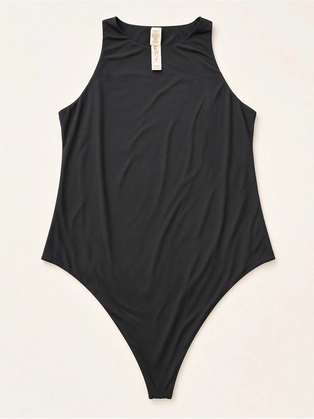 Victoria's Secret VSX High-Neck Bodysuit and Legging Outfit Set Black & Mocha XL